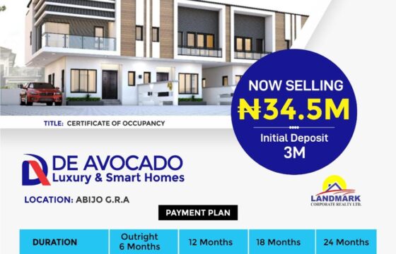 Smart 3 Bedroom Terrace Duplex with in BQ De Avocado Luxury