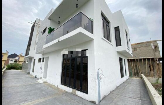 Newly built beautiful water front 4 bedroom terrace duplex with bq