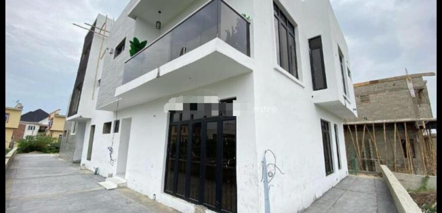 Newly built beautiful water front 4 bedroom terrace duplex with bq
