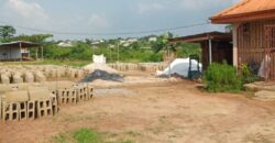 Uncompleted poultry farm and block moulding factory