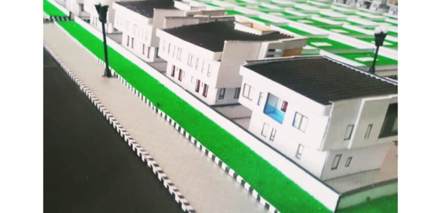 SEMI DETACHED 3 BEDROOM DUPLEX WITH BQ AT OKUN AJAH
