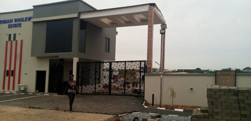 300sqm PLOTS OF LAND IN MERIDIAN BOULEVARD ESTATE OKUN AJAH