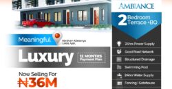 2 Bedroom Terrace with Bq at The Ambiance Estate Abraham Adesanya