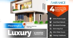 Beautiful 4 Bedroom Terrace with Bq at The Ambiance Estate Abraham Adesanya