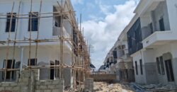 BEAUTIFUL 4 BEDROOM SEMI DETACHED DUPLEX WITH BQ AT CHEVRON LEKKI
