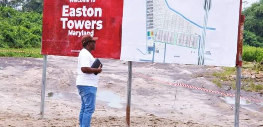 VACANT, GATED AND FENCED LANDS IN EASTON TOWER ESTATE IKEJA