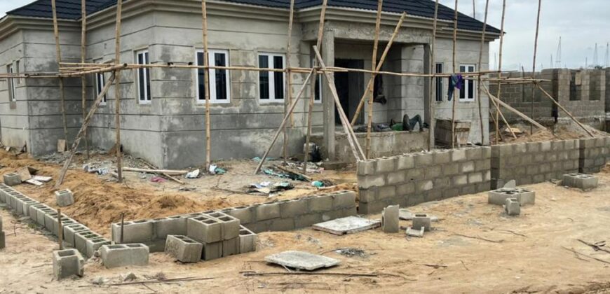BEAUTIFUL 3 BEDROOM SEMI DETACHED DUPLEX CASTLE WITH BQ AT LEKKI-AJAH