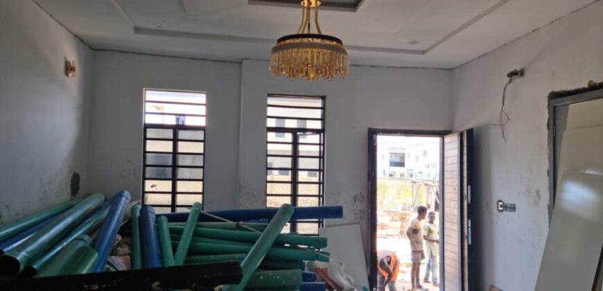 MODERN 4 BEDROOM SEMI DETACHED DUPLEX + BQ AT CHEVRON LEKKI