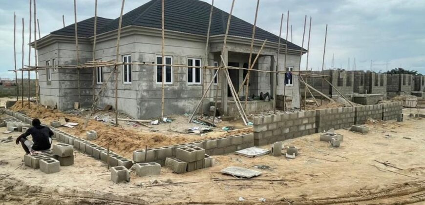 LUXURY 3 BEDROOM SEMI DETACHED DUPLEX CASTLE WITH BQ AT AWOYAYA