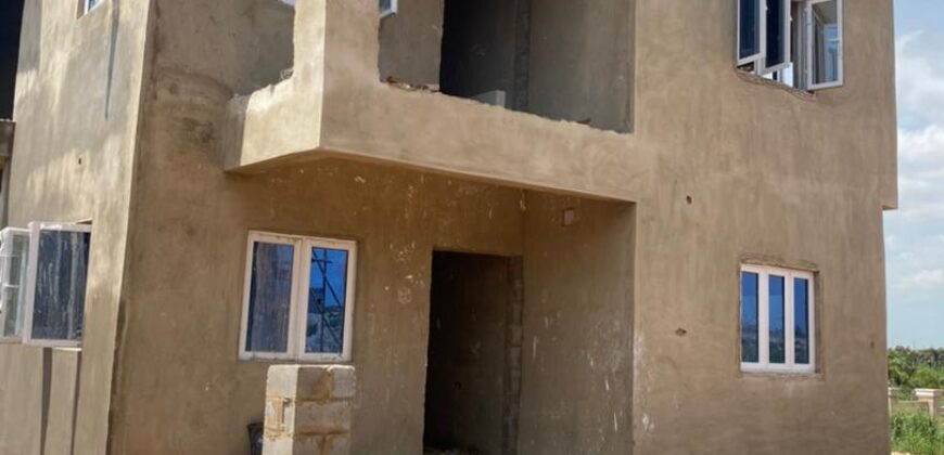 NEWLY BUILT 3 BEDROOM DUPLEX + BQ AT TREASURE HILLTOP ESTATE, ALAGBADO