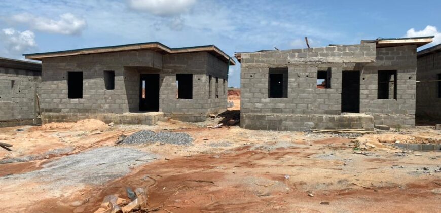 2 BEDROOM BUNGALOW CARCASS AT TREASURE HILLTOP ESTATE, ALAGBADO