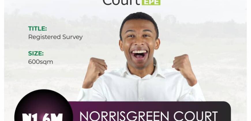 600sqm PLOTS OF LAND IN NORRISGREEN COURT EPE