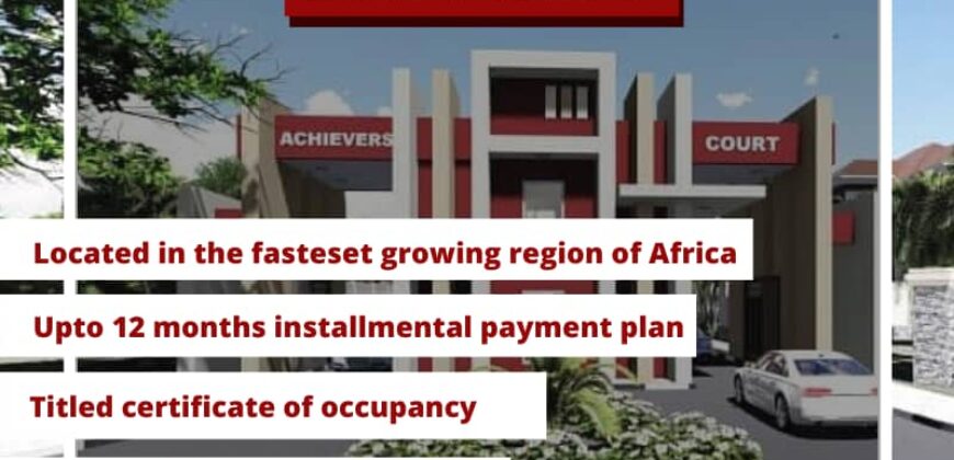 600sqm LANDS IN ACHIEVERS COURT IBEJU-LEKKI