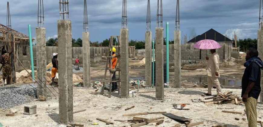 SUPER ROYAL 3 BEDROOM SEMI-DETACHED DUPLEX CASTLE + BQ AT DE CASTLE, AWOYAYA LEKKI-AJAH