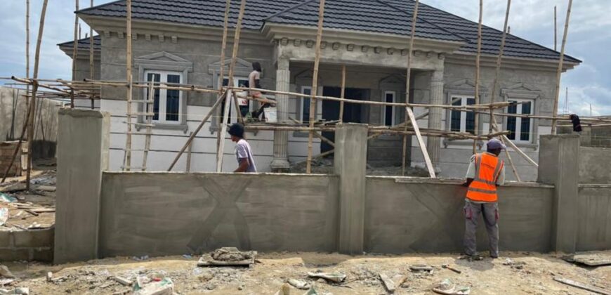 SUPER ROYAL 3 BEDROOM SEMI-DETACHED DUPLEX CASTLE + BQ AT DE CASTLE, AWOYAYA LEKKI-AJAH