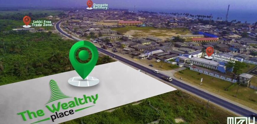 GENUINE 450SQM COMMERCIAL LANDS IN THE WEALTHY PLACE LEKKI