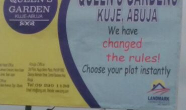 AFFORDABLE LANDS IN QUEENS GARDEN ESTATE, KUJE ABUJA