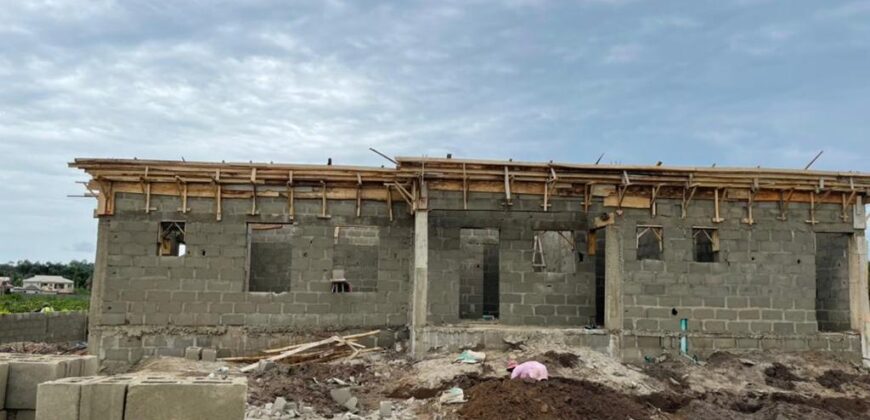 LUXURY 3 BEDROOM SEMI DETACHED DUPLEX CASTLE WITH BQ AT AWOYAYA
