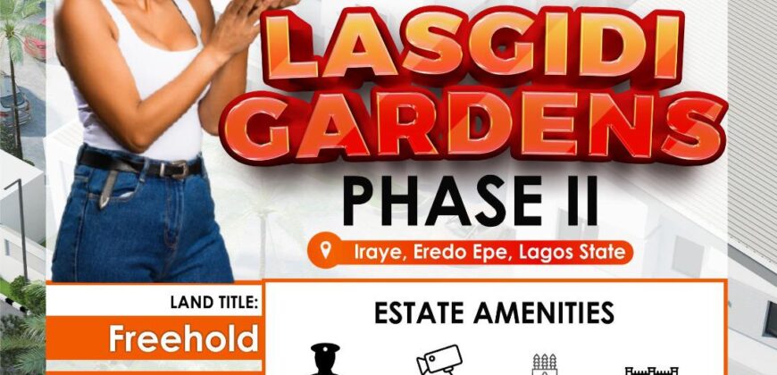 600sqm DRY LANDS IN LASGIDI GARDENS PHASE II EPE
