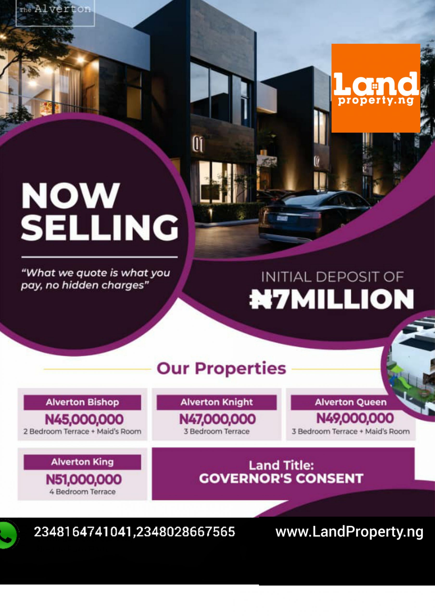 THE ALVERTON ESTATE, LEKKI-EPE EXPRESS, LAGOS