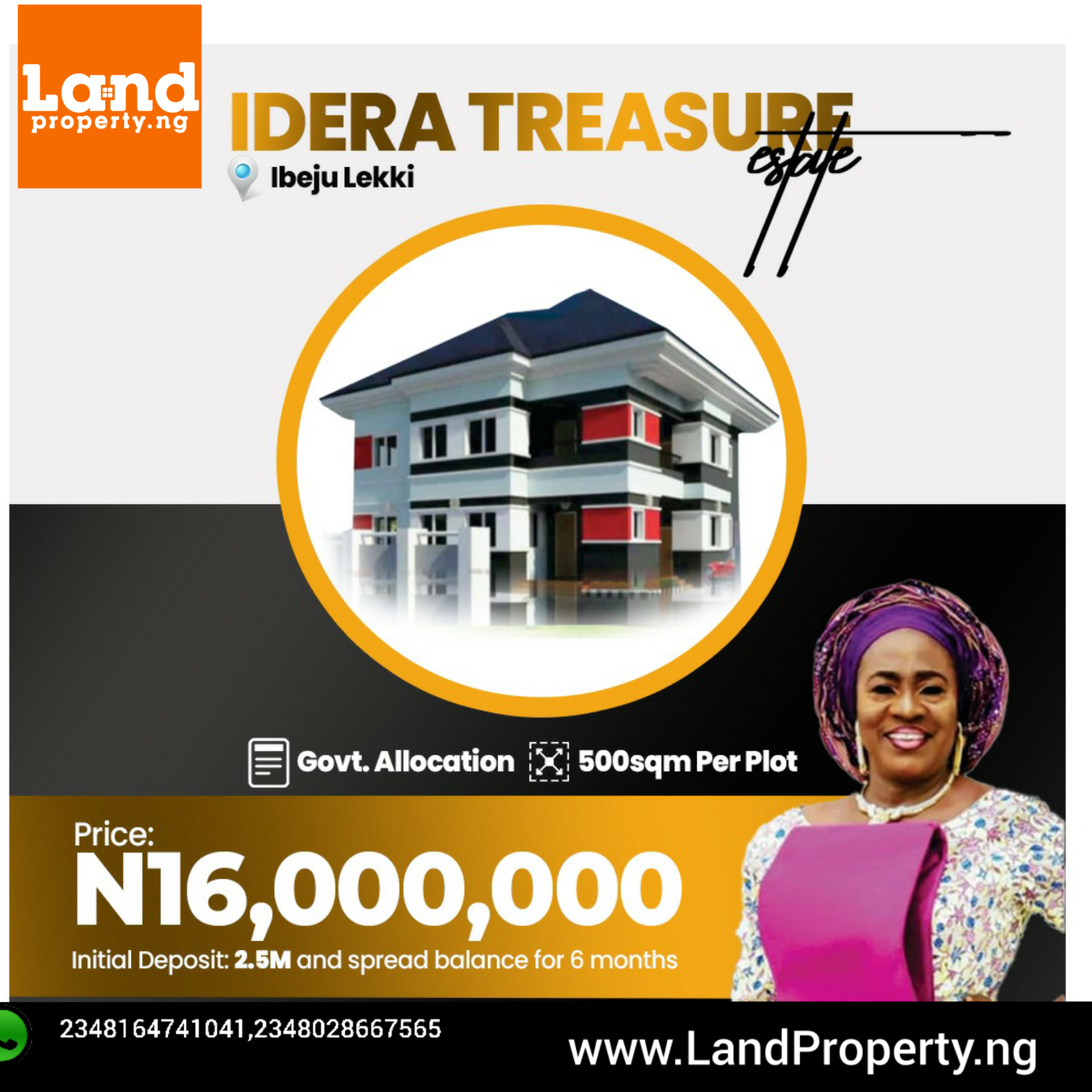 IDERA TREASURE PARK ESTATE, IBEJU-LEKKI, LAGOS