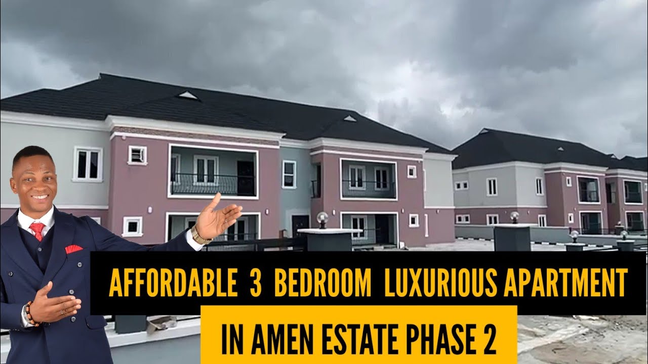 PAY AND PARK IN 3 BEDROOM LUXURIOUS APARTMENT available in AMEN ESTATE PHASE 2!