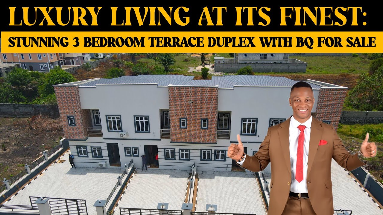 LUXURY REDEFINED: Exquisite 3 Bedroom Terrace Duplex with BQ For Sale @ AMEN ESTATE PHASE 2
