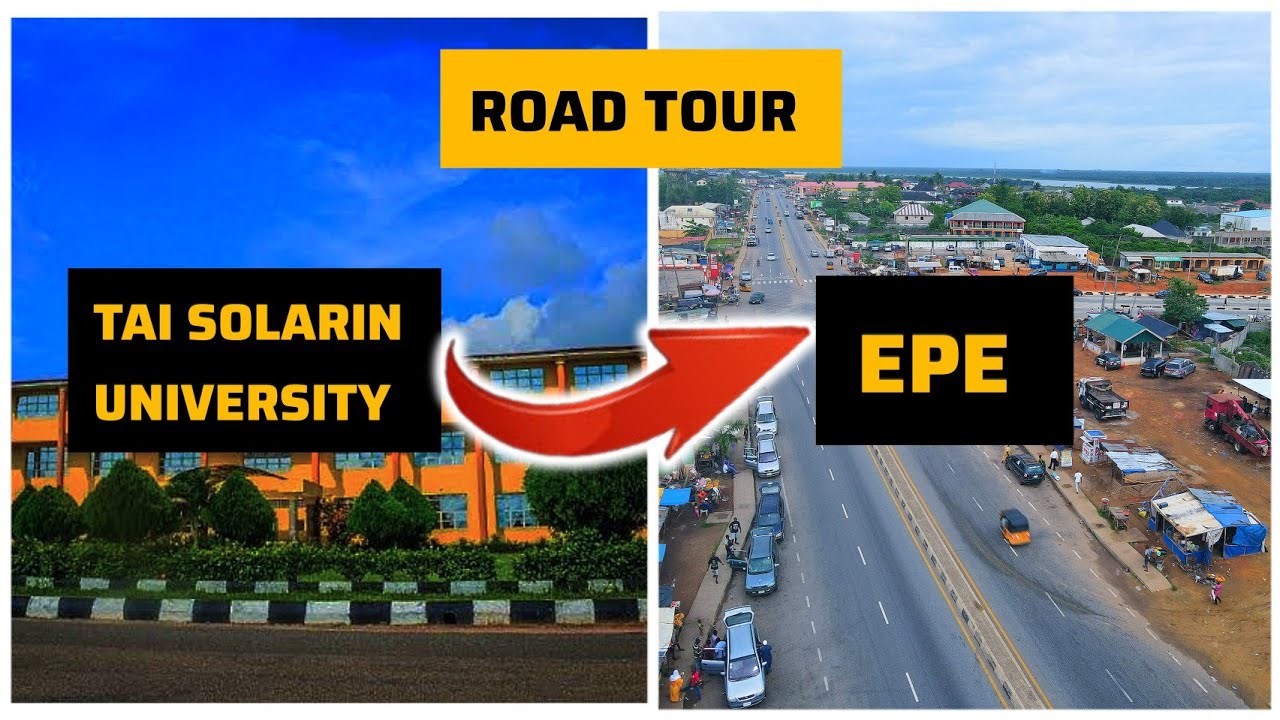 12 Minutes Road Tour from TAI SOLARIN UNIVERSITY IJEBU ODE to EPE TOWN LAGOS