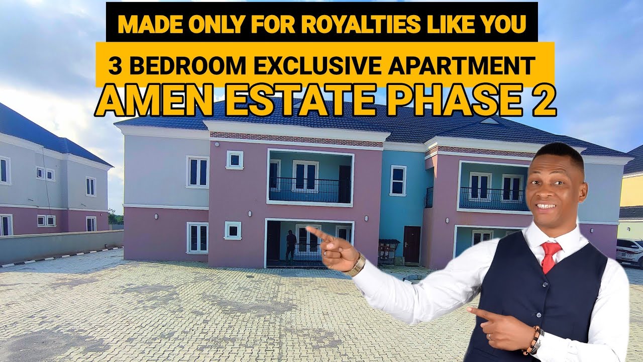 3 BEDROOM EXCLUSIVE APARTMENT FOR SALE: AMEN ESTATE PHASE 2, IBEJU LEKKI, LAGOS