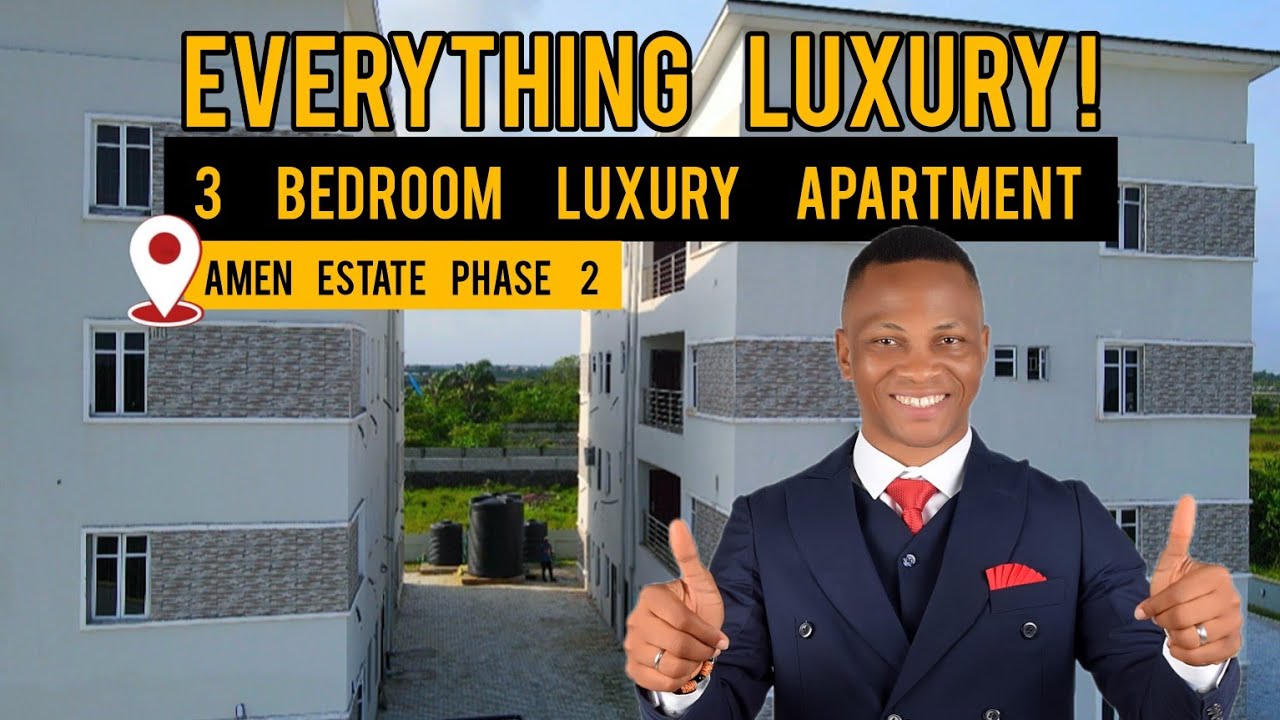 Made For Royalties Like You: 3 BEDROOM LUXURY APARTMENT || AMEN ESTATE PHASE 2, IBEJU LEKKI LAGOS
