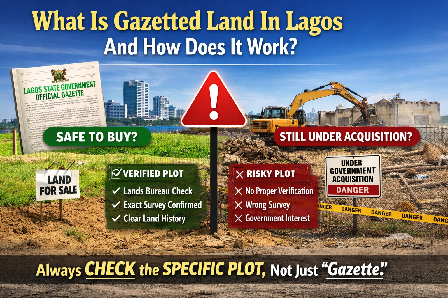 What Is Gazetted Land In Lagos And How Does It Work?