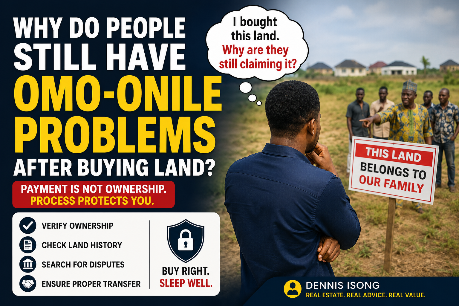 Why Do People Still Have Omo-Onile Problems After Buying Land?